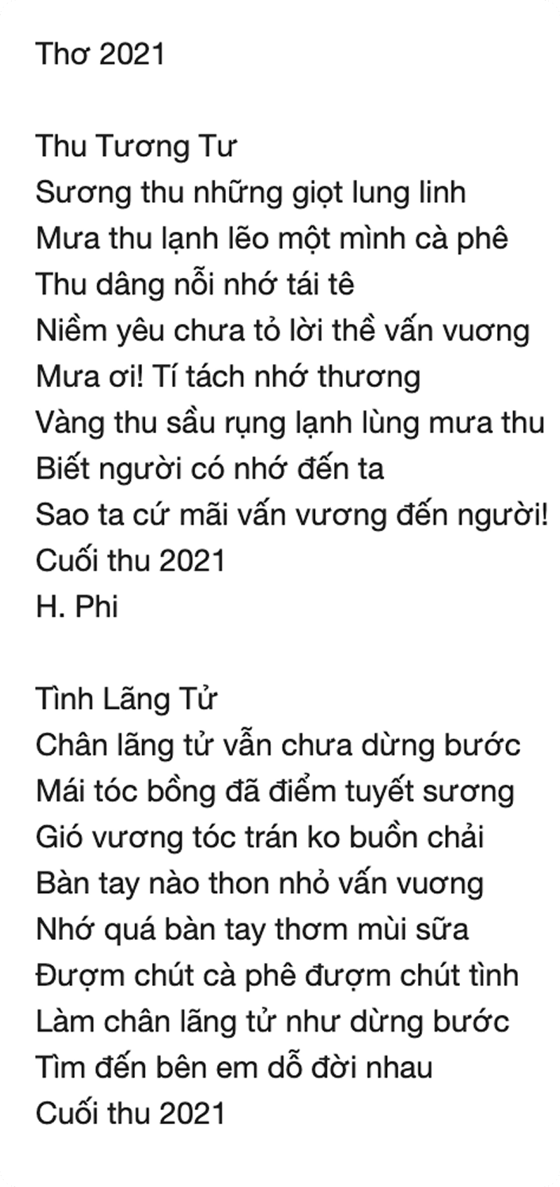 Handwritten poem my dad wrote in 2021
